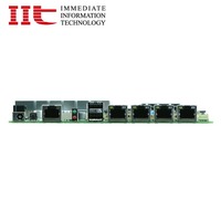 Pare-feu Celeron J1900, carte mère ITX-M9F, boîtier 1U, 4 ports LAN, prise en charge Pfsense/ROS/Linux, débit de 1 Gbps, VPN filaire/sans fil