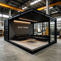 Maison modulaire moderne détachable de type Apple Cabin pour salon
