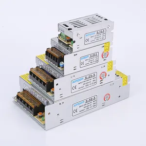 AC 110v 220v-12v 5v 24v 36v DC импульсный источник питания светодиодного табло 1A 2A 3A 2.5A 5A 8A 10A 15A 20A 30A 40A 50A