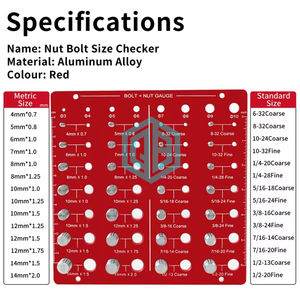 Donanım atölyeleri için geliştirilmiş matkap ucu uyumluluğuna sahip çift fonksiyonlu iplik ölçüm seti 28 delik - Product Image 4