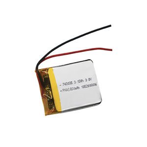 OEM có thể sạc lại 3.7V 3.8V 330mAh bán trạng thái rắn licoo2 cathode 300 chu kỳ pin gói cho smartwatches 652223 602020 Pouch - Product Image 5