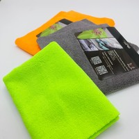 En gros, Chiffons de nettoyage en microfibre nano sans ourlet, polyvalents pour le nettoyage automobile, 350 g/m²