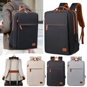 Unisex Laptop <b>Backpacks</b> With USB Charging Port <b>Large</b> Capacity Duffel <b>Backpacks</b> Outdoor Travel Business Bagpack Bags - Product Image 1