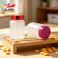 Bouteille capsule en plastique à paroi épaisse de 150 cc, flacon vide pour compléments alimentaires, pilules, médicaments, vitamines et comprimés