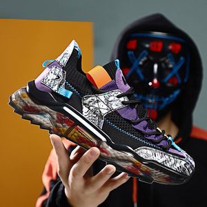 Chaussures plateforme tendance pour hommes, chaussures décontractées tendance avec une bonne respirabilité et un confort optimal pour hommes - Product Image 4