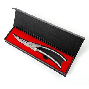 Stainless Steel <b>Kitchen</b> <b>Scissors</b> Straight Head Non Slip Home Use Multi Functional Fish Scale Scraper - Product Image 1