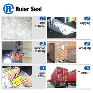 Rep401 bằng chứng giả mạo nhãn tai nạn giỏ hàng nhựa Ổ khóa cho thời gian khóa container - Product Image 5