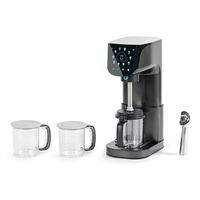 Machine à glaces automatique en acier inoxydable 11 en 1 avec logo personnalisé, sorbet, yaourt glacé, glace maison, gelato, glace molle