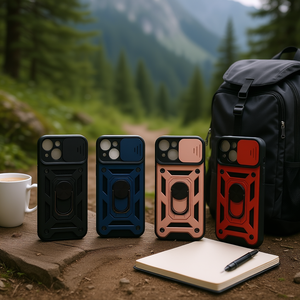 Armor-Style Magnetic Ring Phone Case for <b>iPhone</b> - Product Image 3