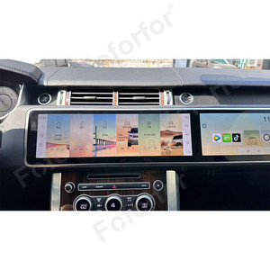 <span class=keywords><strong>15.5</strong></span> pouces 1920*1080 autoradio Android pour Range Rover Vogue L405 2013-2017 double écran nouveau Design système de divertissement copilote - Product Image 6
