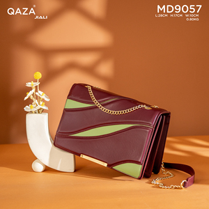 Qaza Jiali 2024 Tùy Chỉnh OEM ODM Phụ Nữ Phụ Nữ Thiết Kế Tote Túi Xách Thời Trang PU Da Với Zip Đóng Cửa Không Thấm Nước Và Chuỗi - Product Image 2