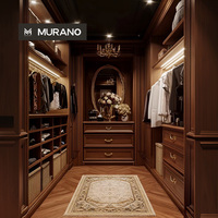 Armoire Modulaire Personnalisée du Sol au Plafond avec Compartiments à Chaussures et Éclairage LED, Montage Facile pour Villa, Hôtel, Dressing, Penderie