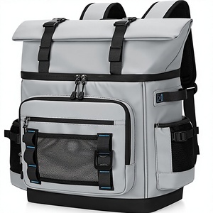 Sac à dos isotherme imperméable <span class=keywords><strong>et</strong></span> anti-fuite en nylon double couche de 40 L pour les voyages, la plage, le camping <span class=keywords><strong>et</strong></span> les pique-niques - Product Image 1