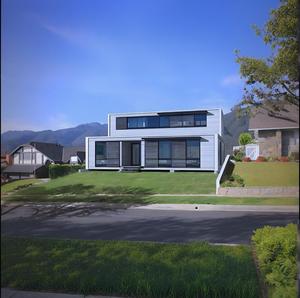 Résidences préfabriquées modulaires modernes Villas élégantes <span class=keywords><strong>en</strong></span> bois pour hôtels, bureaux, chambres à coucher, magasins <span class=keywords><strong>en</strong></span> acier durable - Product Image 1