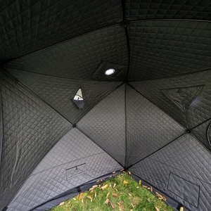 <span class=keywords><strong>Tente</strong></span> de sauna portable Kawagebo Kamp (KK) – Installation facile, 3 couches, Oxford 420D imperméable pour sauna sec extérieur <span class=keywords><strong>2</strong></span>-4 personnes - Product Image 6