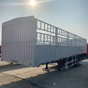 Semirremolque de Cercas Usado de Alta Calidad y Bajo Precio, de 2/3/4 Ejes, para Transporte de Carga Pesada - Product Image 6