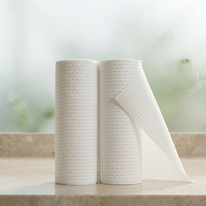 Chiffons à vaisselle réutilisables écologiques en tissu non tissé, essuie-tout de cuisine jetables - Product Image 1
