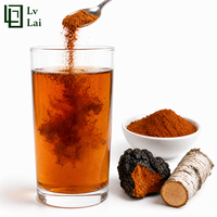 Voedingsmiddelengekeurd 10:1 Chaga-extractpoeder is geschikt voor gebruik in traditionele Chinese tabletten, poeders en koffie.