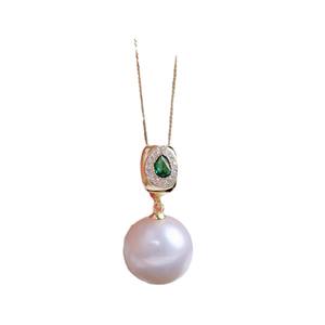 Pendentif en argent S925, accessoire de bricolage avec support vide pour pierre précieuse, collier en jade, rond de 10 à 13 mm pour votre collier de perles - Product Image 5