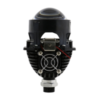 Lentille de projecteur Bi-LED compacte 2,5 pouces, super lumineuse, double faisceau, dissipation thermique pour la modification et le remplacement des phares automobiles