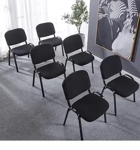 เก้าอี้สำนักงานแบบเรียงซ้อนพร้อมดีไซน์ทันสมัยสำหรับการประชุมและการบรรยายในสำนักงาน