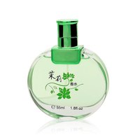 Parfums floraux frais en vaporisateur 55 ml Osmanthus Rose Jasmin Lys Longue tenue Flacons en verre ronds Vente en gros