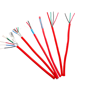 Câble d'alarme incendie 300V, 2 ou 4 conducteurs, gaine PVC rouge LSZH, torsadé non blindé, 18/16/14/12 AWG, sur bobine en bois de 1000 pieds - Product Image 3
