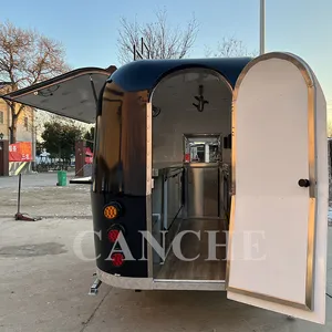 Remorque de restauration mobile standard américaine 110V/220V/380V, camion de cuisine avec cuisine complète - Product Image 6