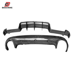 Para <span class=keywords><strong>Volkswagen</strong></span> 08-14 <span class=keywords><strong>Scirocco</strong></span> R MK3 <span class=keywords><strong>precio</strong></span> de fábrica partes del cuerpo de alta calidad estilo Karztec fibra de carbono labio trasero difusor trasero - Product Image 2