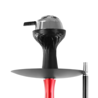 Chicha en alliage d'aluminium de qualité supérieure, ensemble complet de luxe avec base en verre pour fumer le narguilé
