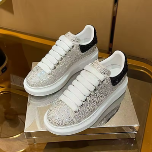 Luxury designer diamond leather <b>shoes</b> High-end Design Men's and Women's Casual Walking <b>Shoes</b> Thick-soled Sports Running <b>Shoes</b> - Product Image 4