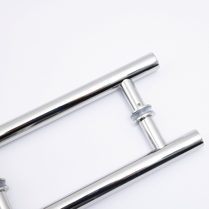 Nhà Máy Bán Hàng Trực Tiếp Thép Không Gỉ Ống Tròn H-Hình Xử Lý Cửa Kính Xử Lý Cổ Điển H-Hình Cửa Kính Xử Lý - Product Image 3