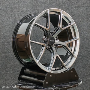 Jantes forgées style FI-R noir brillant 19 20 21 pouces 5x114.3 5x120, jantes à rayons performantes pour <span class=keywords><strong>Ford</strong></span> <span class=keywords><strong>Mustang</strong></span> Toyota Supra <span class=keywords><strong>Mustang</strong></span> GT - Product Image 6