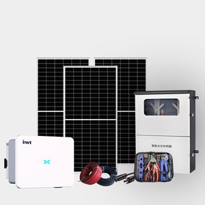 Système d'énergie solaire Invt 20 kW, panneaux monocristallins, contrôleur MPPT, raccordement au réseau domestique - Product Image 1