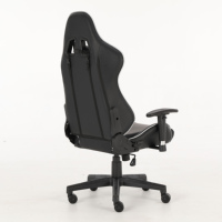 Chaise de bureau inclinable en nylon 350 mm, mousse blanche 22D, confortable, en cuir, pour le gaming