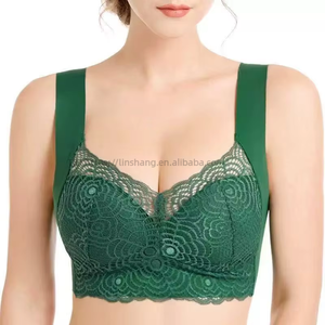 Women's Seamless Lace Push-Up <b>Bra</b> - U-Back Wireless Sports Comfort <b>Bra</b> Fashion - Product Image 5