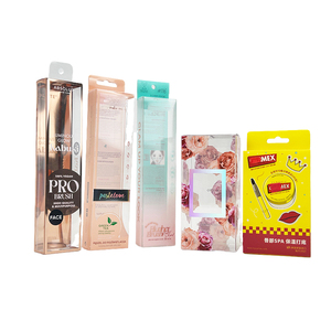 Cá nhân in rõ ràng PVC hộp Tái Tạo Mỹ phẩm đóng gói nhựa cho lược mái chèo Bàn chải tóc - Product Image 4