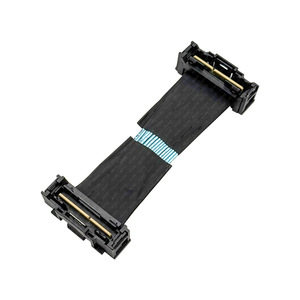 Slimline LP SFF-8654 Dual Head 90 Degree Flat <b>Cable</b> Nylon Jacket Shielded Pure Copper Conductor <b>Computer</b> Data <b>Cable</b> - Product Image 1