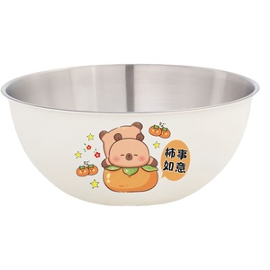 Juego de Tazones para Mezclar de Acero Inoxidable, 3 Piezas, Tazón para Ensalada de Grado Alimenticio, Tazón para Cocinar, Apto para Lavavajillas - Product Image 2