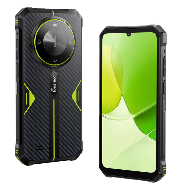 Fossibot Flagship Rugged Smartphone F105 6.745" FHD+ 120Hz 10300mAh IP68 Waterproof Dustproof Android 14 Octa Core GPS Dual SIM