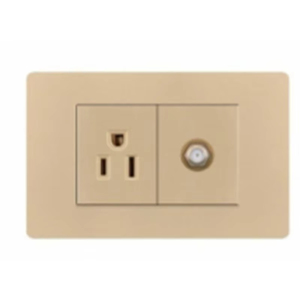 Grey chất lượng tuyệt vời New 3 cực + vệ tinh Ổ cắm bền nhà Mỹ tiêu chuẩn ổ cắm - Product Image 3