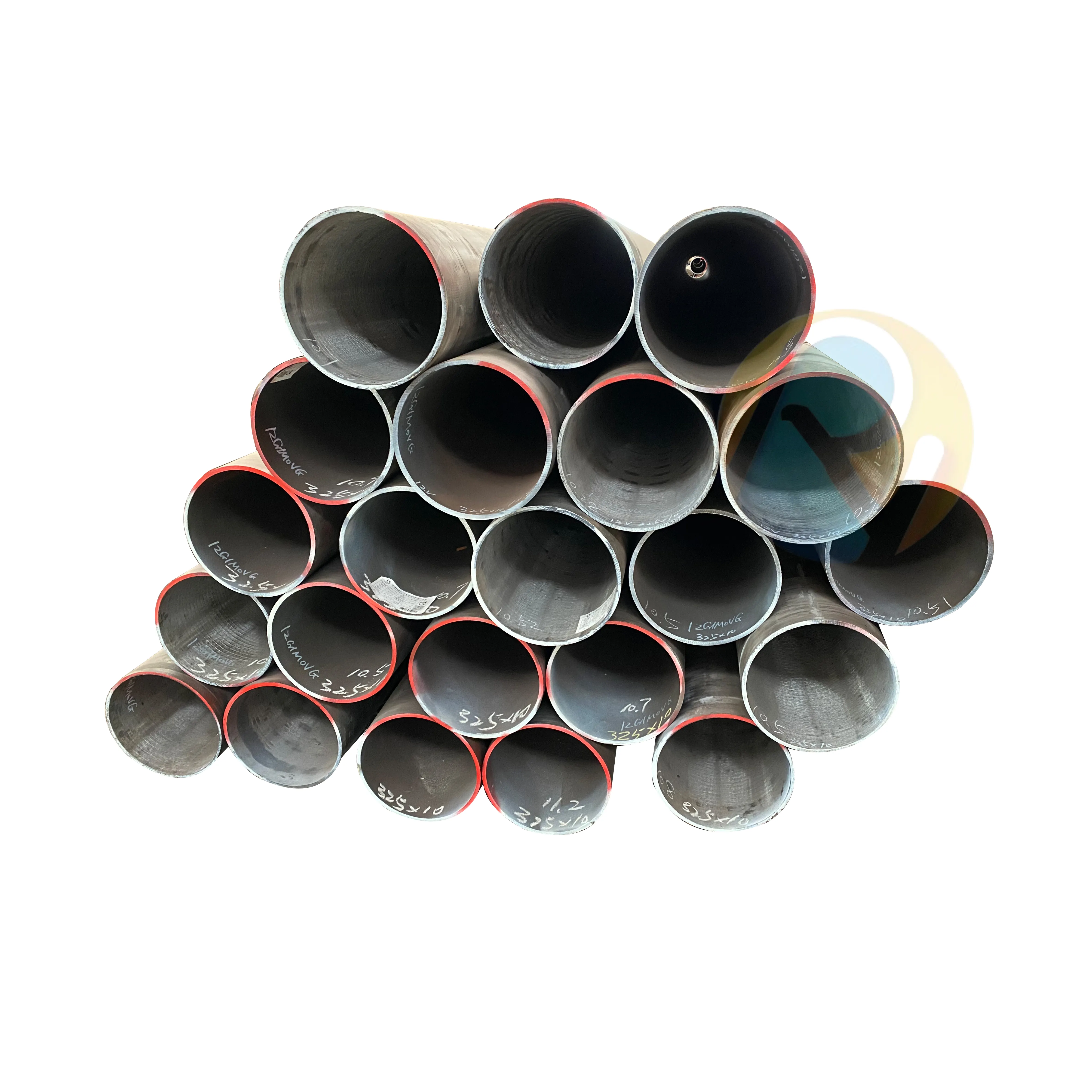 BAOGANG Group Q345B Q355B tuyau sans soudure en acier au carbone 400x250x20mm tuyau carré sans soudure haute résistance