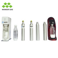 Bouteille de soda 0.6L Certification TPED Fournisseurs Alibaba Cylindre de bière de Co2 liquide Cylindre de Co2 en aluminium
