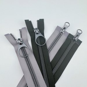 Chuỗi dài mở-end Nylon dây kéo 3M đầy đủ Zip ren Polyester cho may váy túi Giày phụ kiện thuận tiện băng kéo thanh trượt - Product Image 4