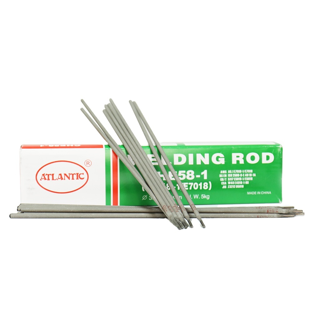 ATLANTIC OEM OBM ODM Low Hydrogen Welding Electrode Rod Suit Vessels MAW Welding Rod E7018
