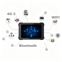 Tableta Robusta Android 13 de 10.1 Pulgadas, 1200 Nits, Octa Core, GPS, 4G, con Montaje para Vehículo, CANBUS RS485 para Gestión Vehicular, OEM/ODM