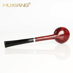 Muxiang Tobacco Pipe Straight Type 3mm Filter Wooden Smoking Pipe Gift - Product Image 3