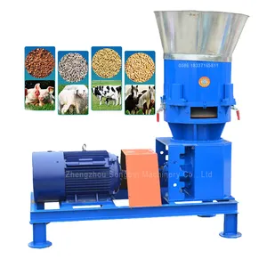 Good Selling Mill Fish Cattle Granule Pelletizer Processing Pig Produce Poultry Mini Animal Chicken Making Feed Pellet Machine