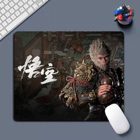 Nouveau tapis de souris de jeu Black Myth Wukong avec repose-poignet, design de dessin animé, antidérapant, imperméable, anti-rayures, RGB, grande taille, en stock