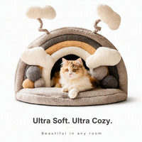 Canapé-lit orthopédique de luxe pour chiens et chats, moderne, rectangulaire, avec coussin confortable